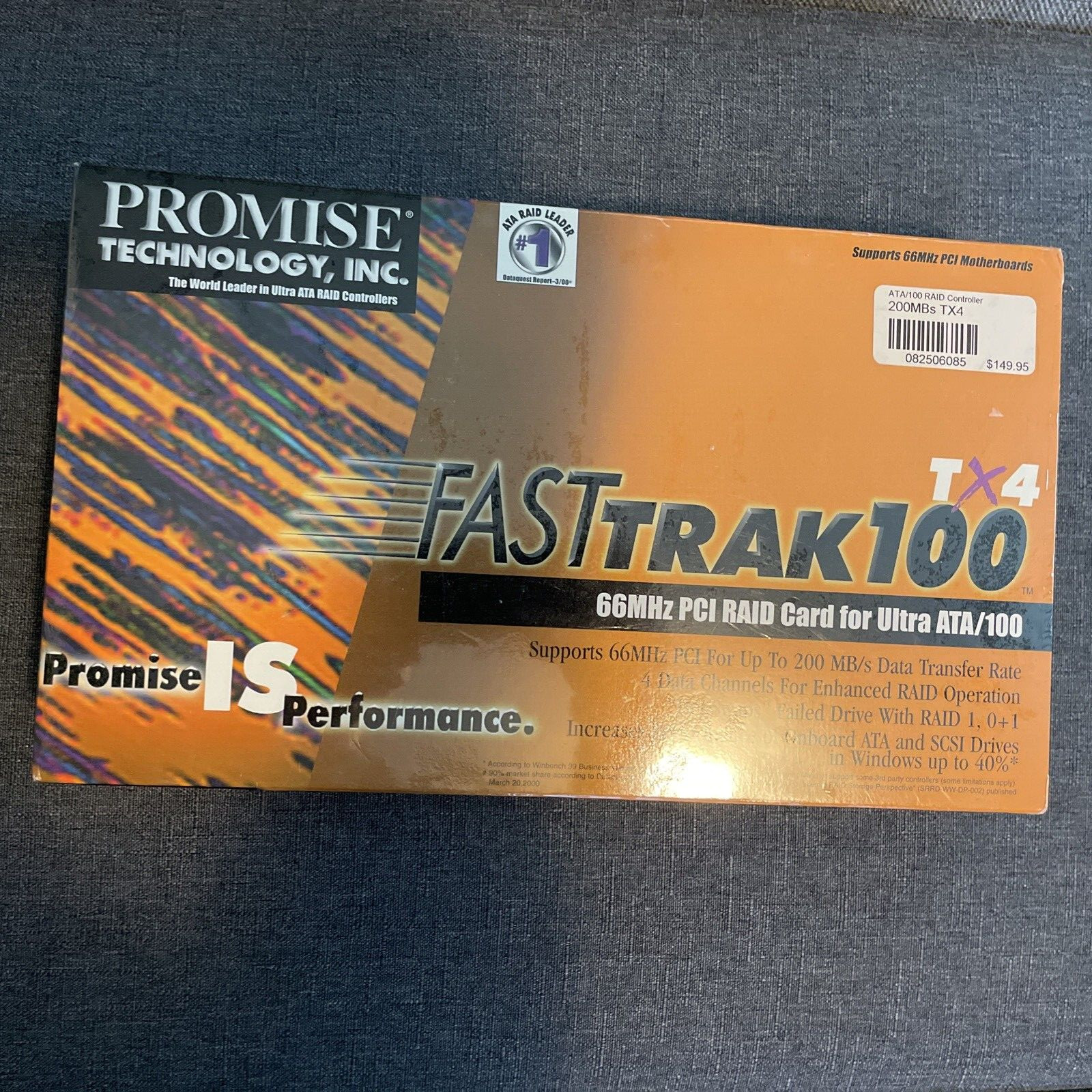 Promise Technology, Inc ~ FastTRAK 100 TX4 / 66MHz PCI RAID Card - BRAND NEW