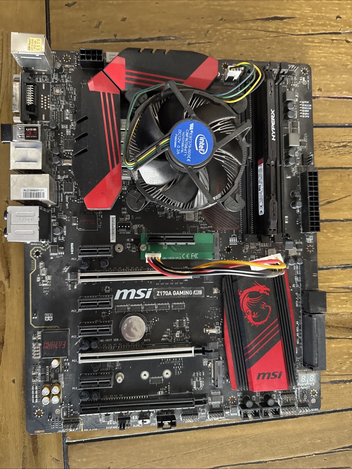 MSI Z170A GAMING M5 Motherboard Intel With IntelCeleron CPU G3930 @ 2.90GHz