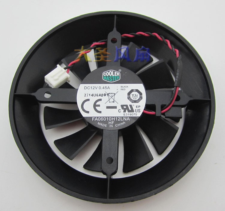Diameter 5.5cm Graphics Card Fan For NVIDIA GeForce GT 440 FA06010H12LNA