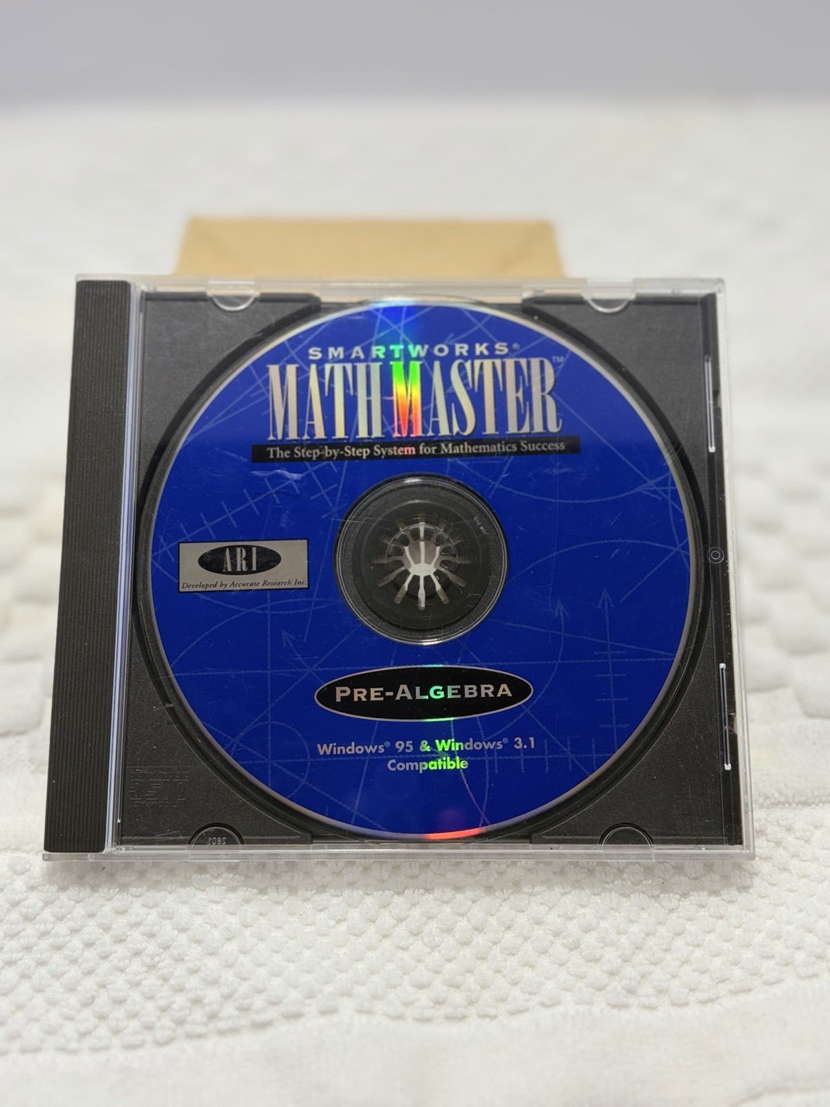 SmartWorks Math Master Pre-Algebra PC CD-ROM Retro Edu Software Win95/3.1
