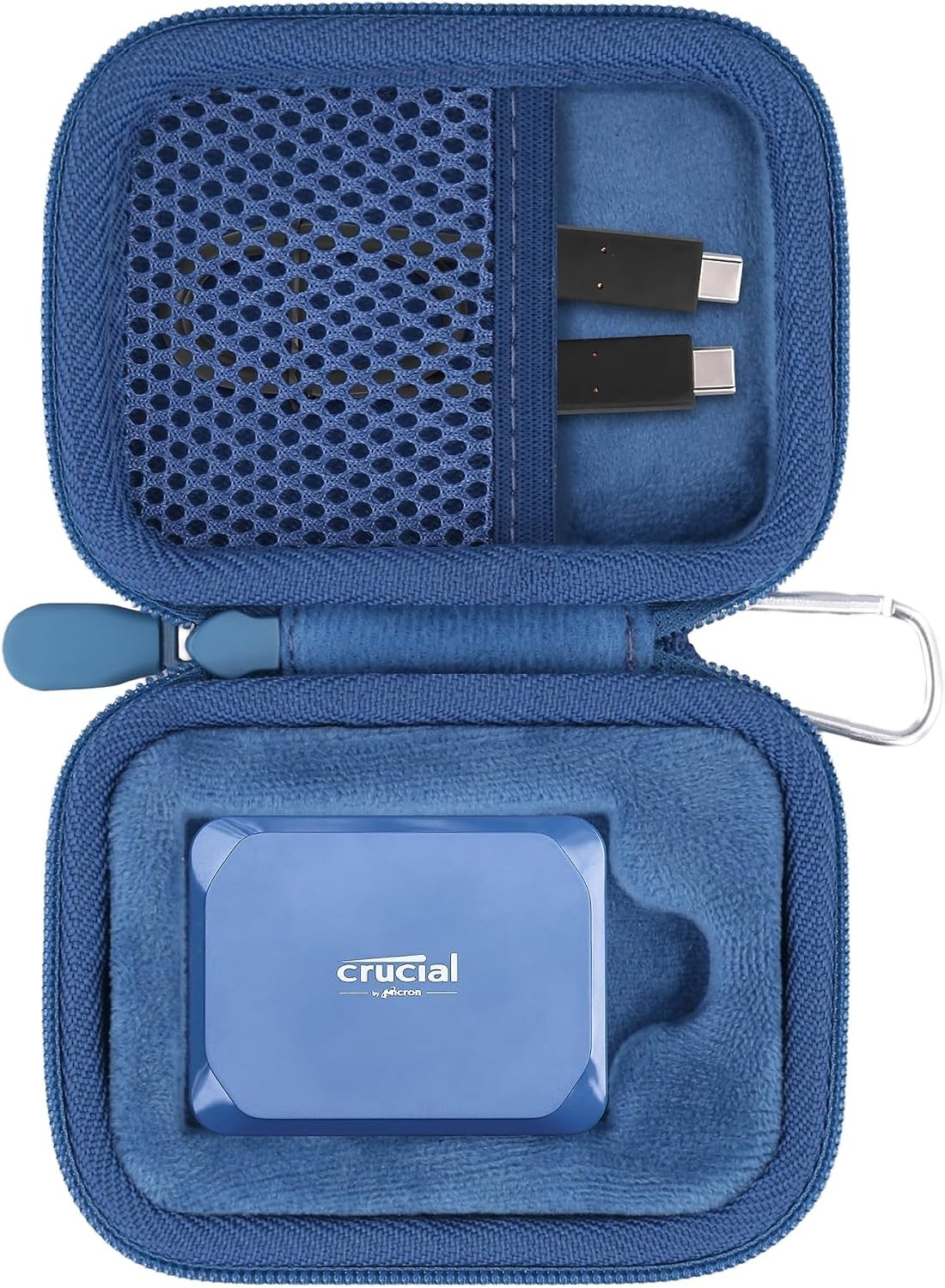 Shockproof USB SSD Hard Case for Crucial X10/X9 Pro - Lightweight & Compact