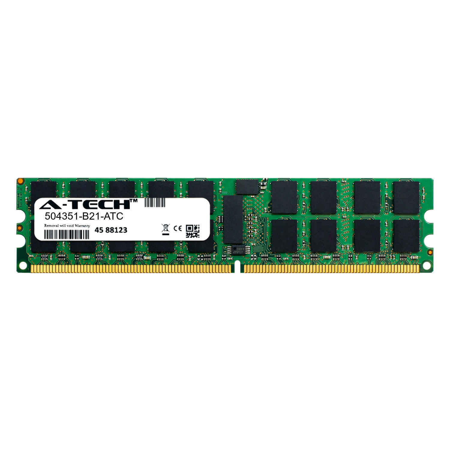 4GB DDR2 800MHz PC2-6400 RDIMM (Replacement for HP 504351-B21) Server Memory RAM