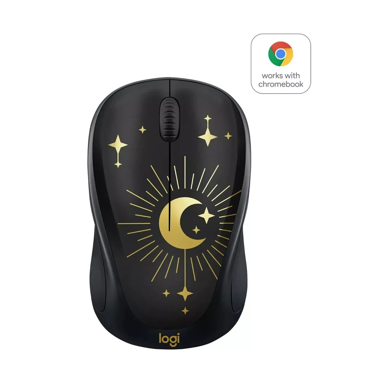 Logitech Compact Wireless Mouse, 2.4 GHz with USB Receiver, Magic Night