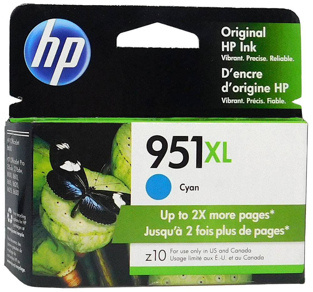HP 951XL Cyan Ink Cartridge CN046AN Genuine