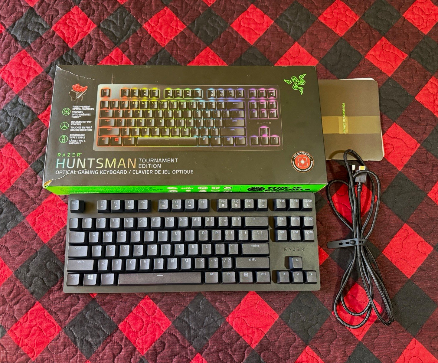 Razer Huntsman Tournament Edition Optical Gaming Keyboard (Used)