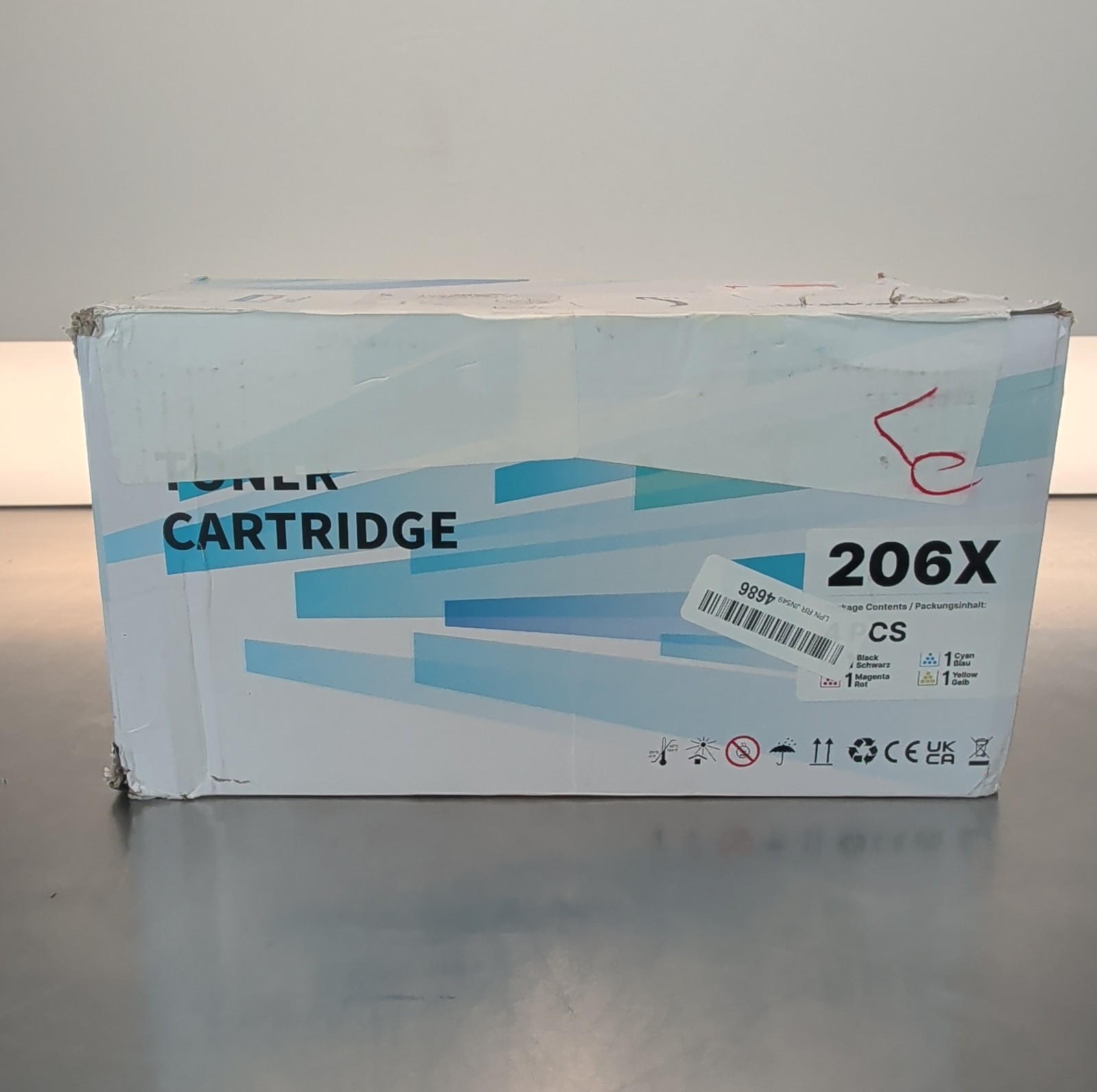 E-Z Ink HP Compatible 206X Toner Cartridges 4-Pack Black, Magenta, Cyan, Yellow