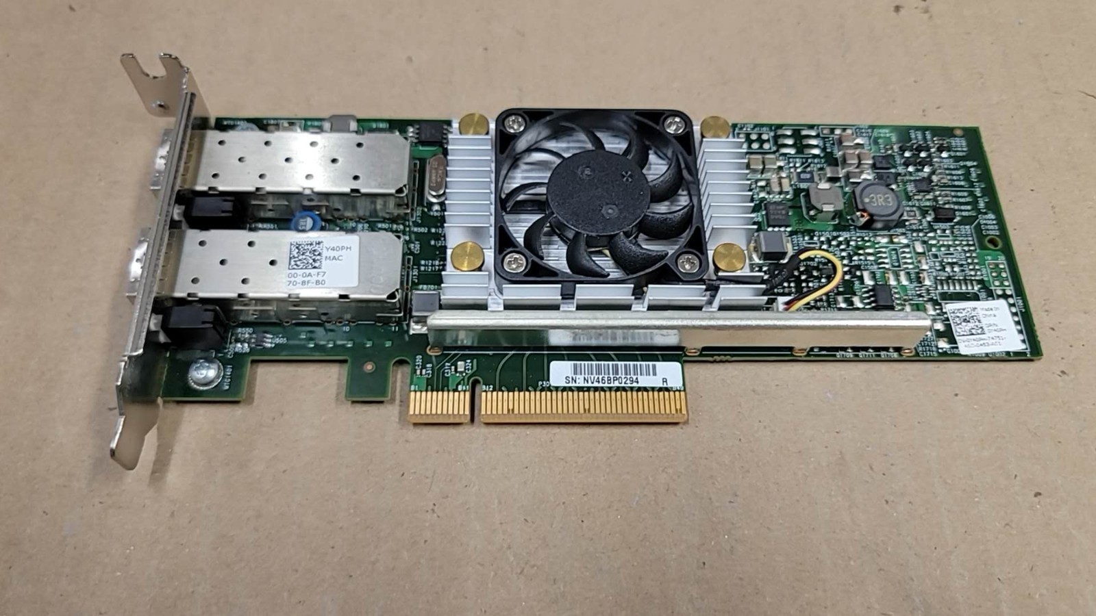 Dell Y40PH Broadcom 57810S Y40PH Dual 10Gb Network Adapter Card  -low profile