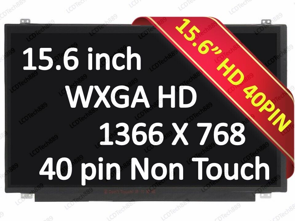 15.6 Slim 1366x768 HD LED LCD Screen for Toshiba Satellite L55-B5276 L55D-B5364