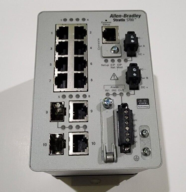 **NEW Allen Bradley Stratix 5700 10-port Ethernet Managed Switch 1783-BMS10CA