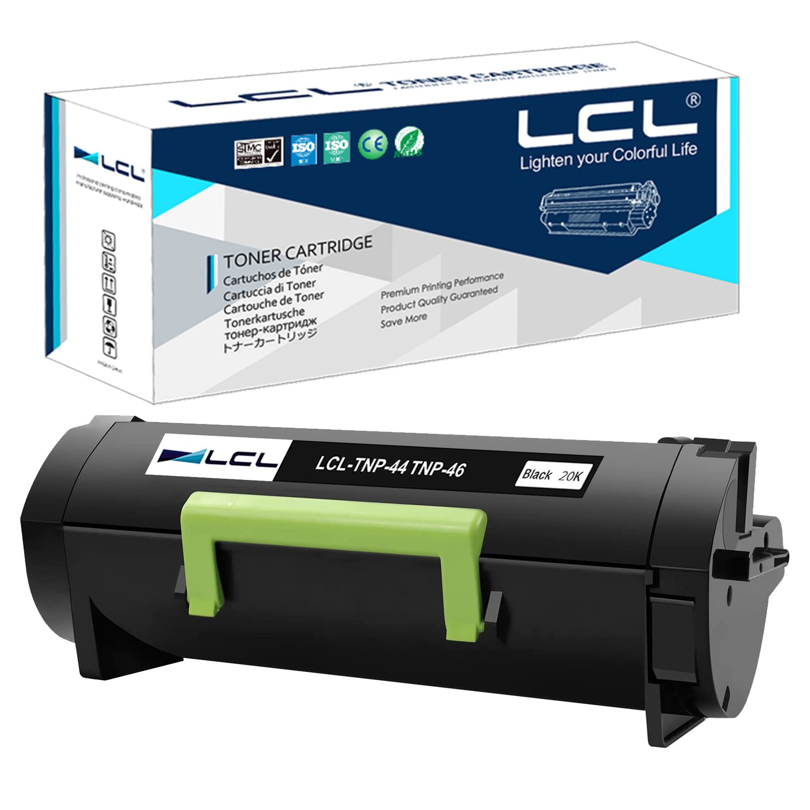 Compatible Toner Cartridge Replacement for Konica Minolta TNP44 TNP-44 TNP46 TNP