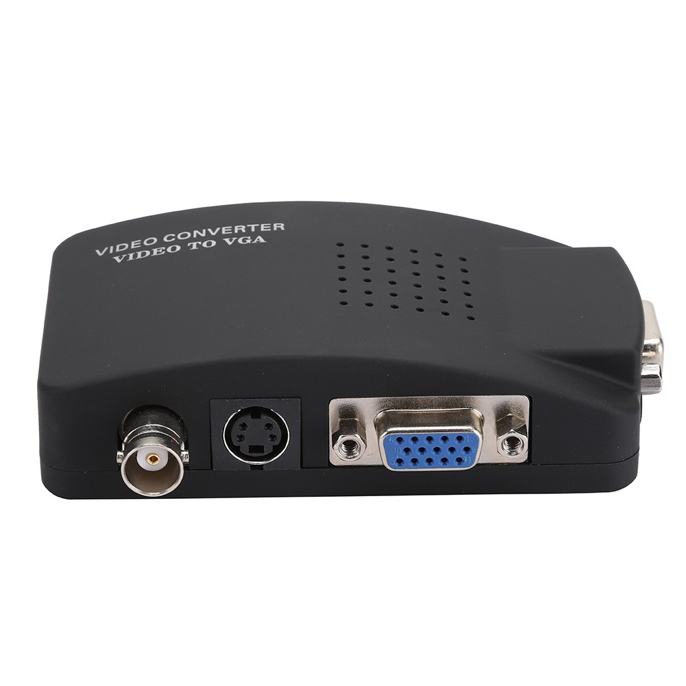 BNC S Video To VGA HD Converter Adapter For Computer PC Monitor RRMF