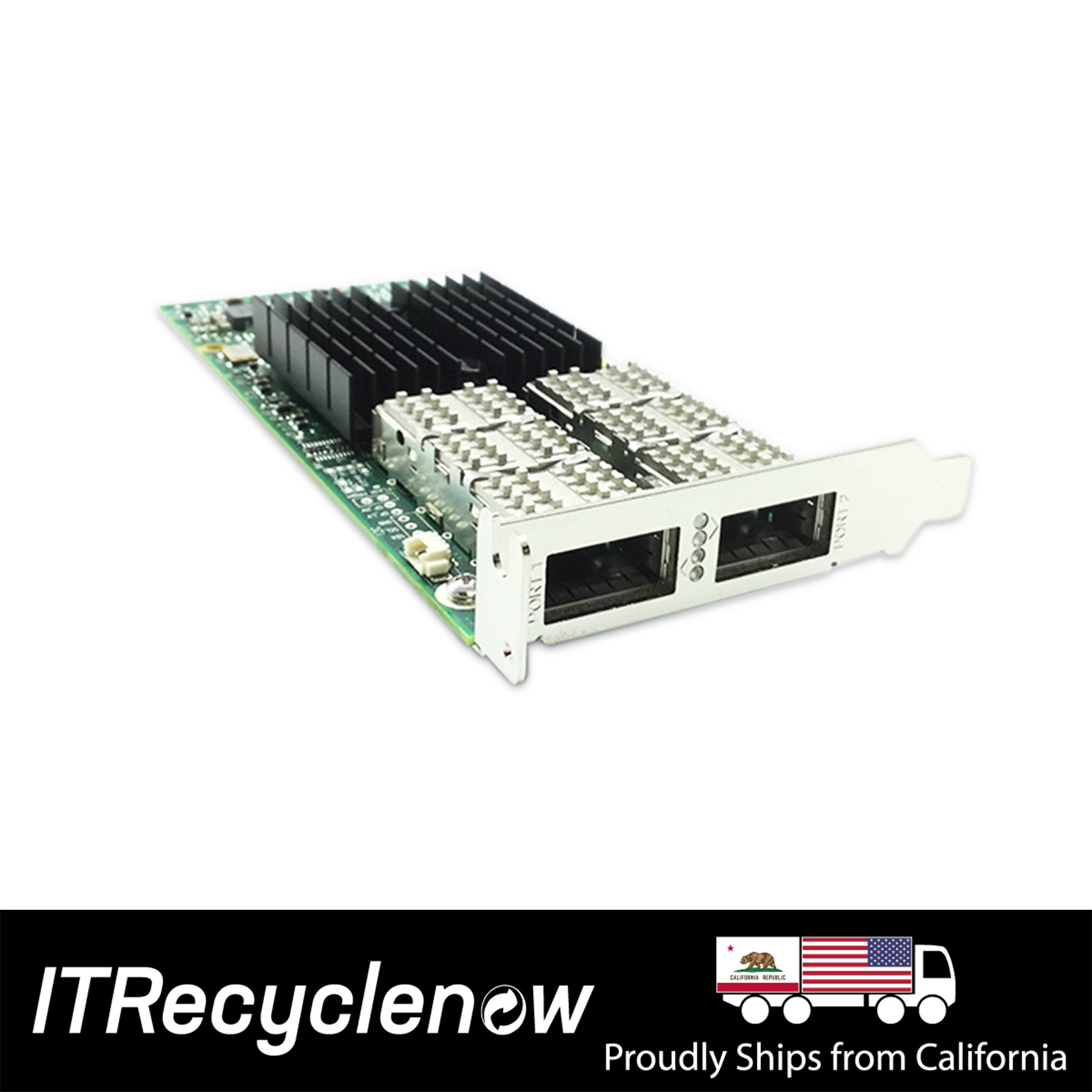 Mellanox CX354A ConnectX‑3 Dual Port QDR 10Gb PCIe x8 InfiniBand Network Card