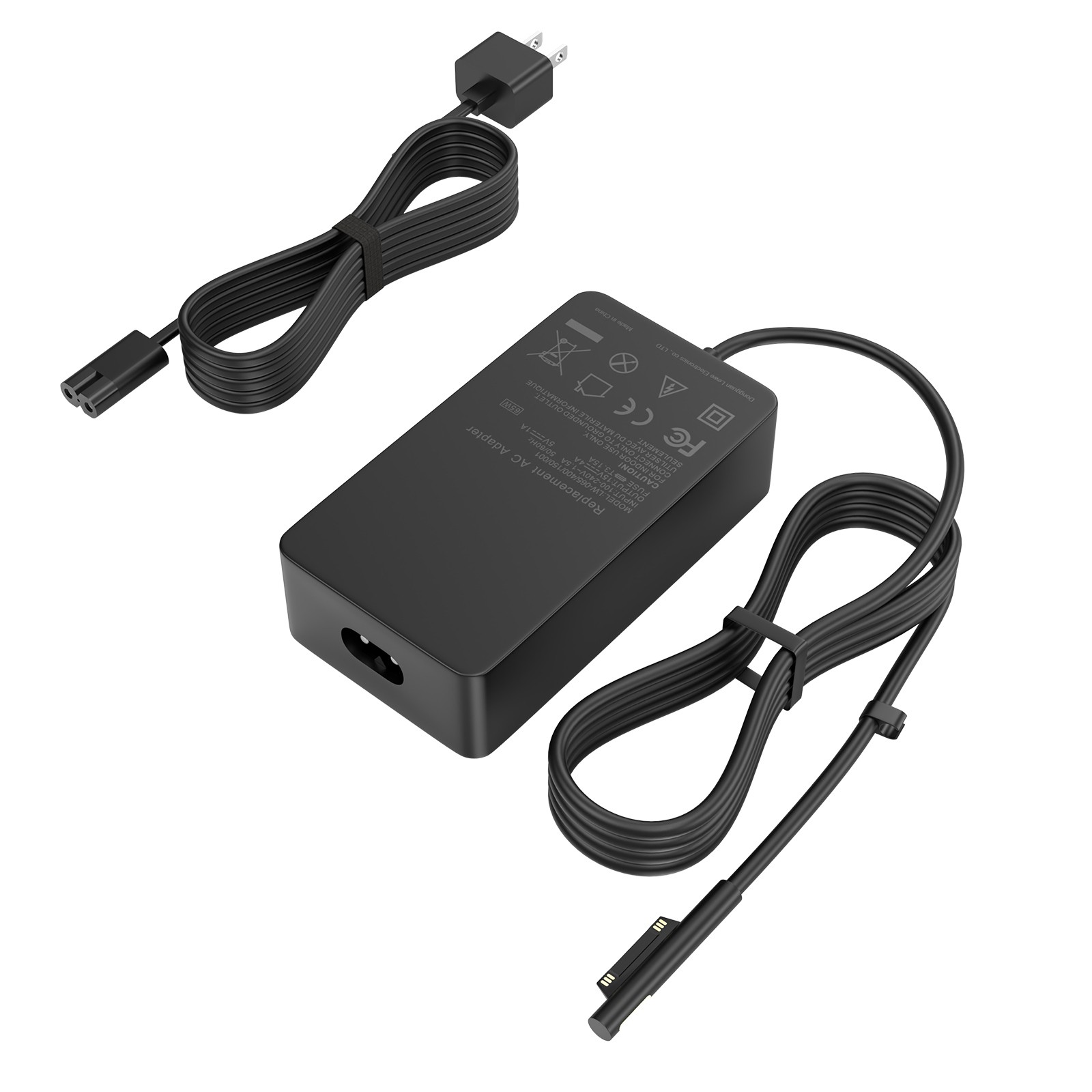65W Surface Pro Charger for Microsoft Surface Pro 11 10 9 8 7 6 Surface Book