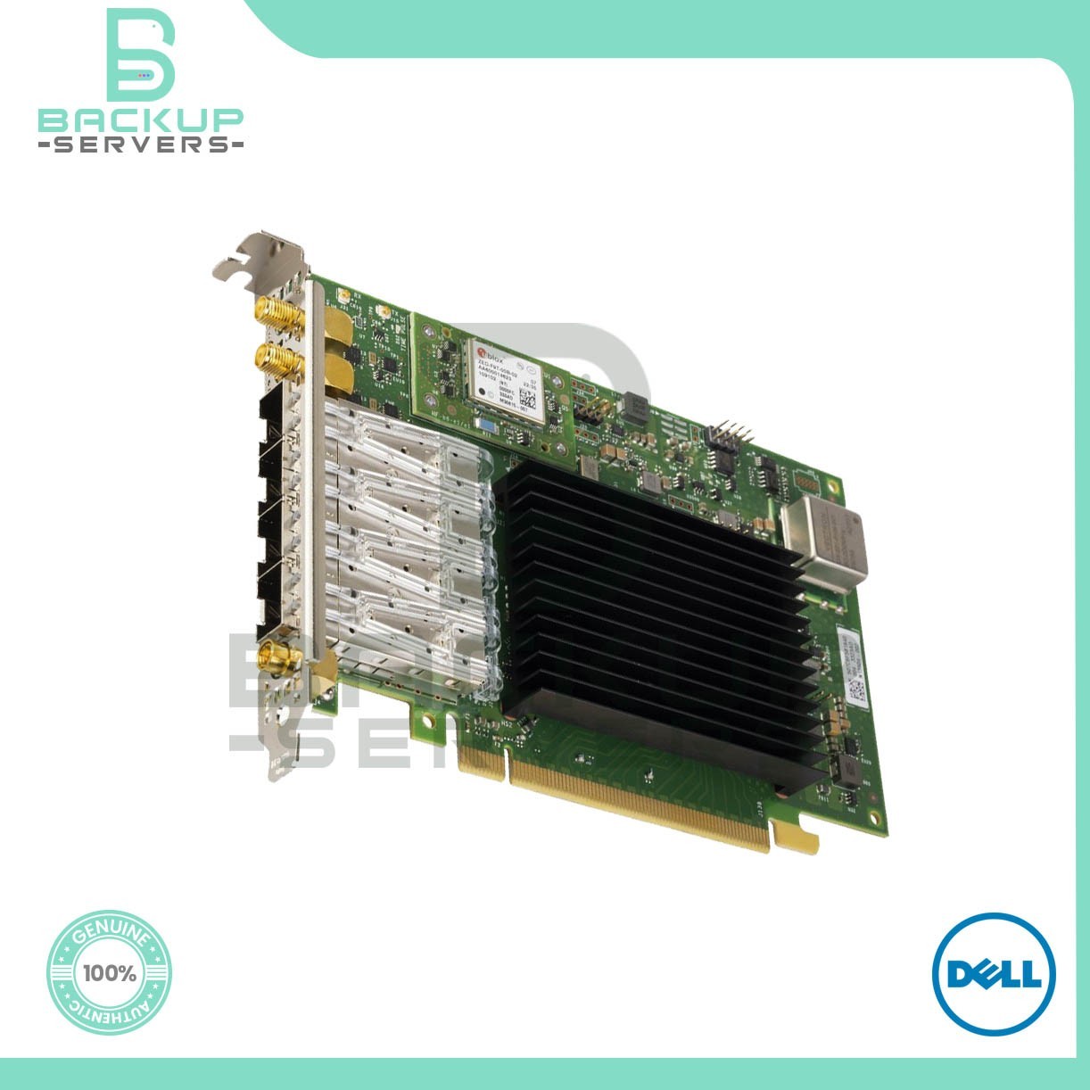 YCDP7 Dell Quad-Port 25Gbps Intel E810-XXVDA4T PCI-e SFP28 Network Adapter