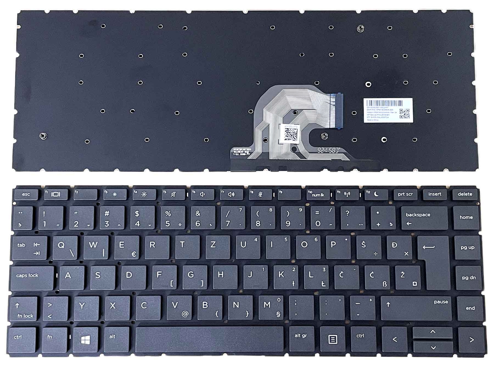For HP ProBook 440 G6 440 G7 445 G6 445 G7 Keyboard Slovenian Croatian Serbian
