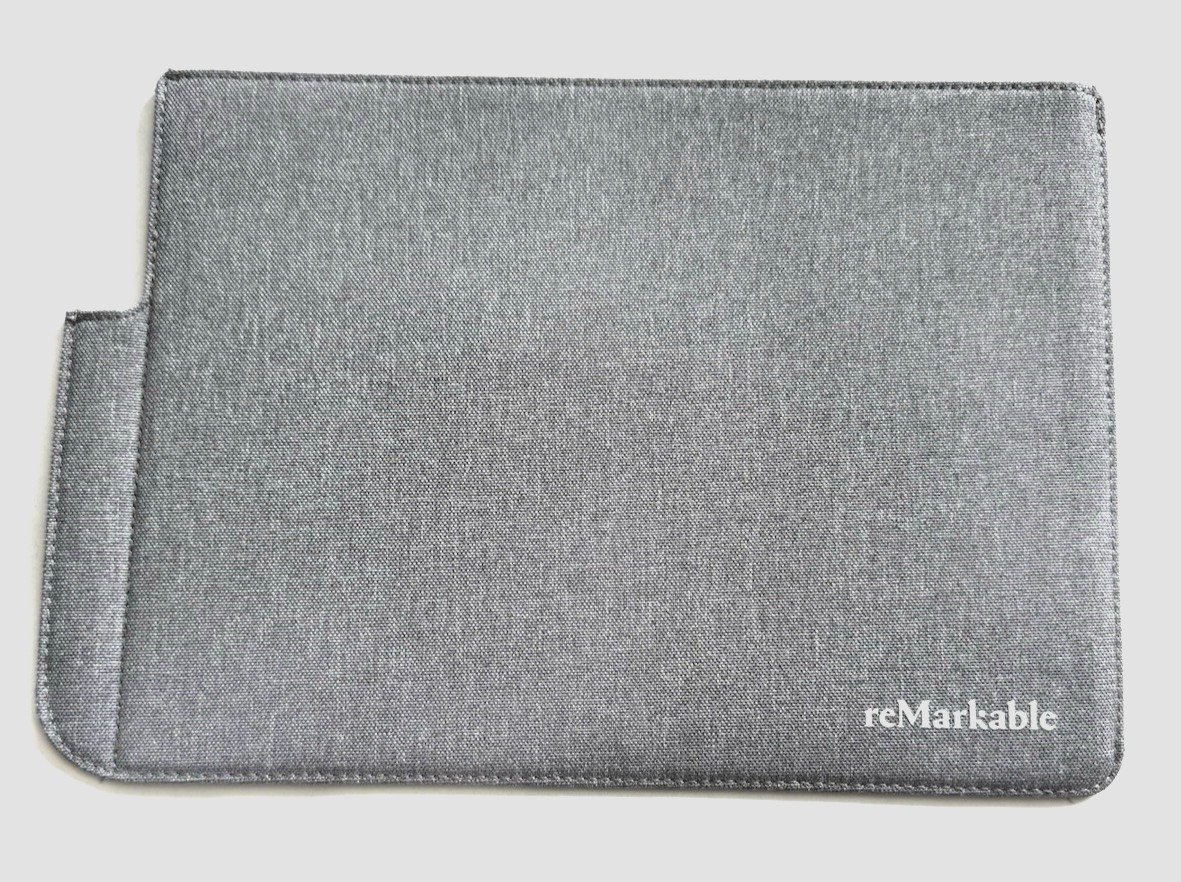 Protective Sleeve Case for reMarkable 2 Tablet 10.3" w/ Pen Holder Gray