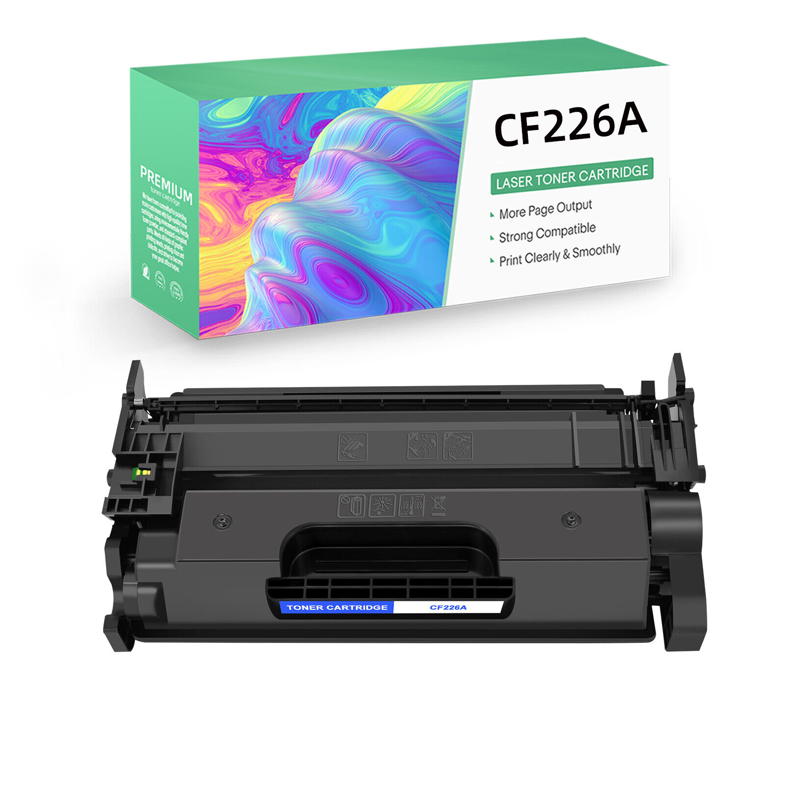 GREENCYCLE 26A 26X Laser Toner Cartridge Replacement for HP CF226A CF226X LOT
