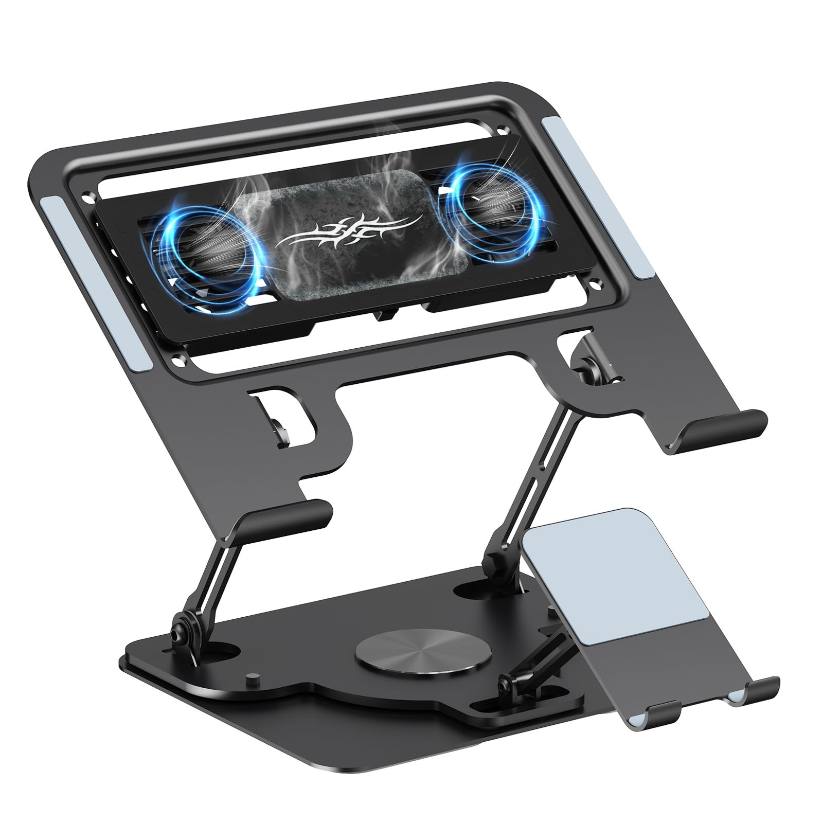 Laptop Cooling Pad with Detachable Fan & Cooler Cooling Laptop Stand Black