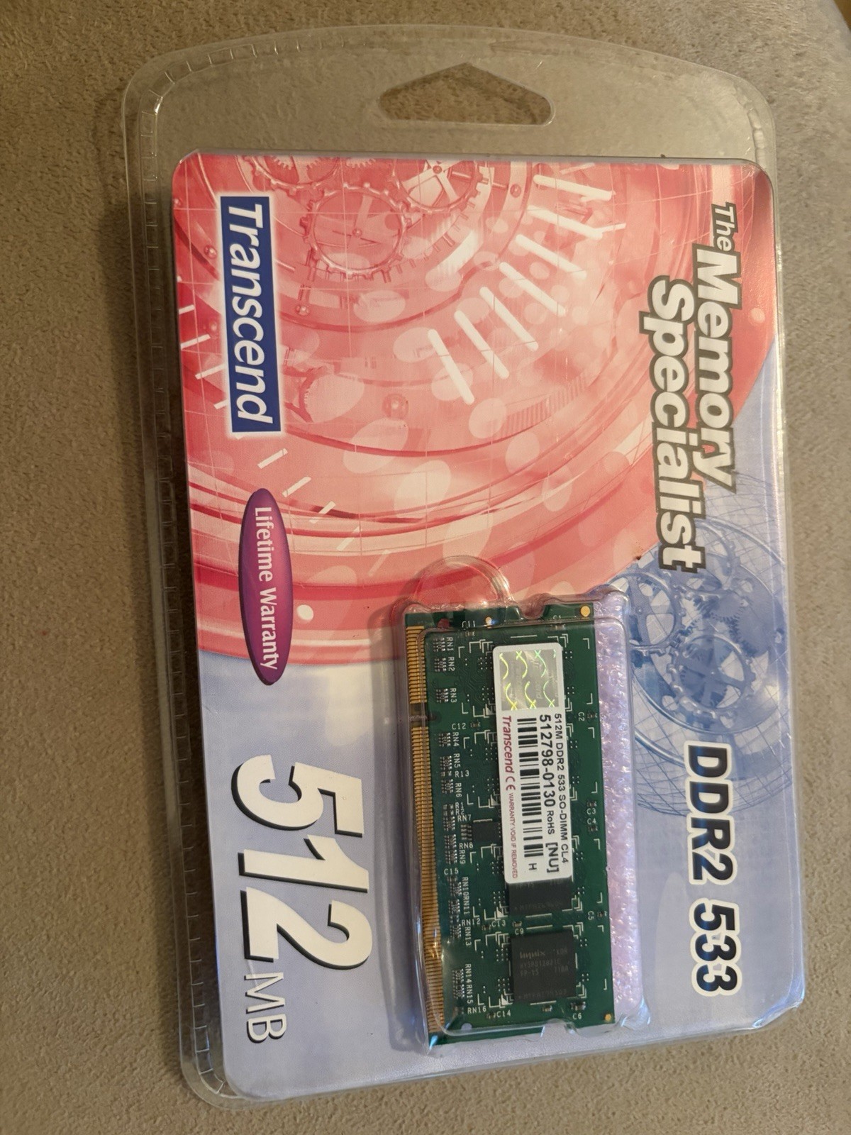 Transcend Memory specialist DDR2 533. 512MB new