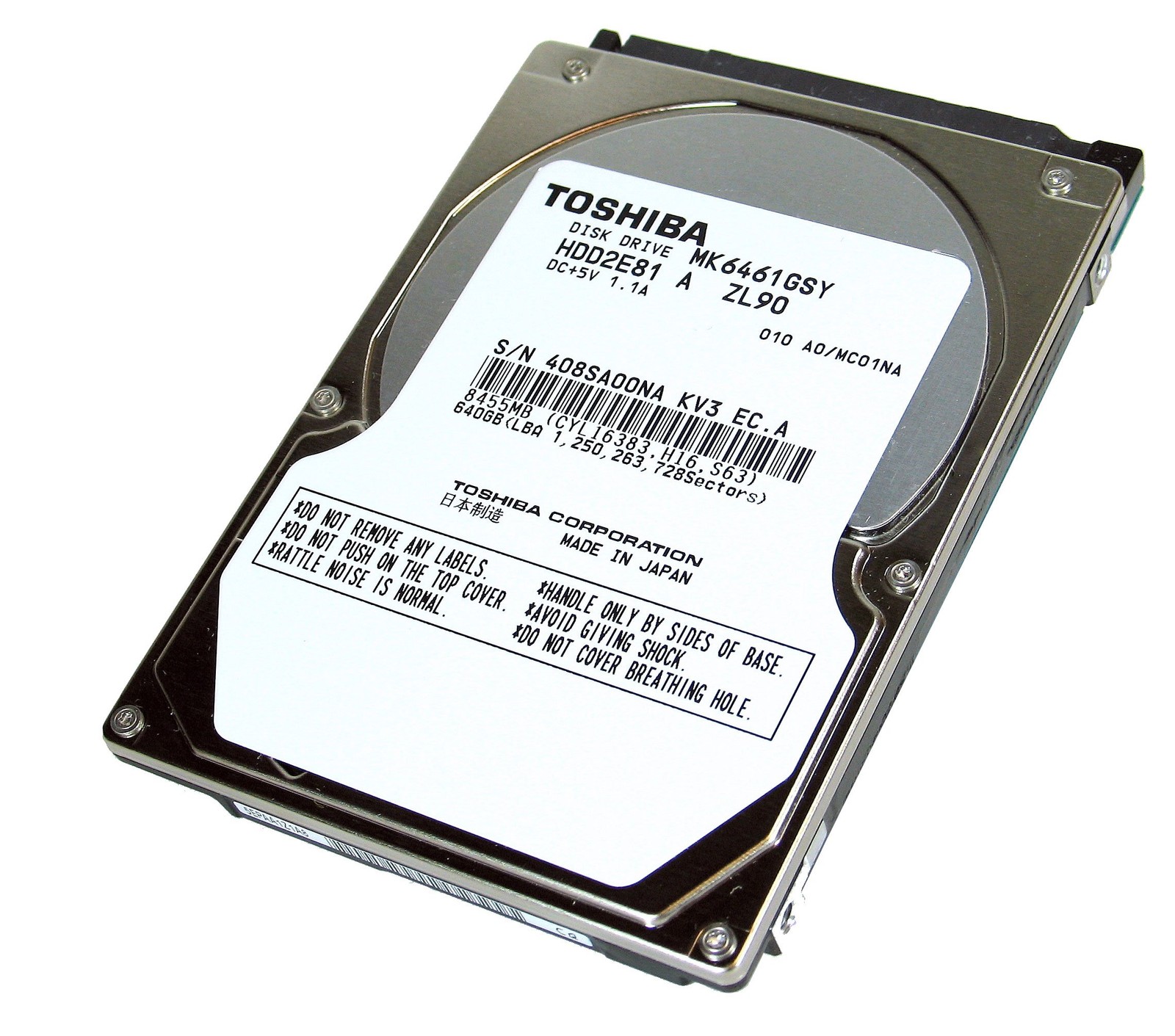 Toshiba MK3261GSYN (MK3261GSYN) used