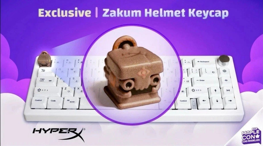 Maplestory Maplecon LA exclusive ZAKUM HyperX Keycap