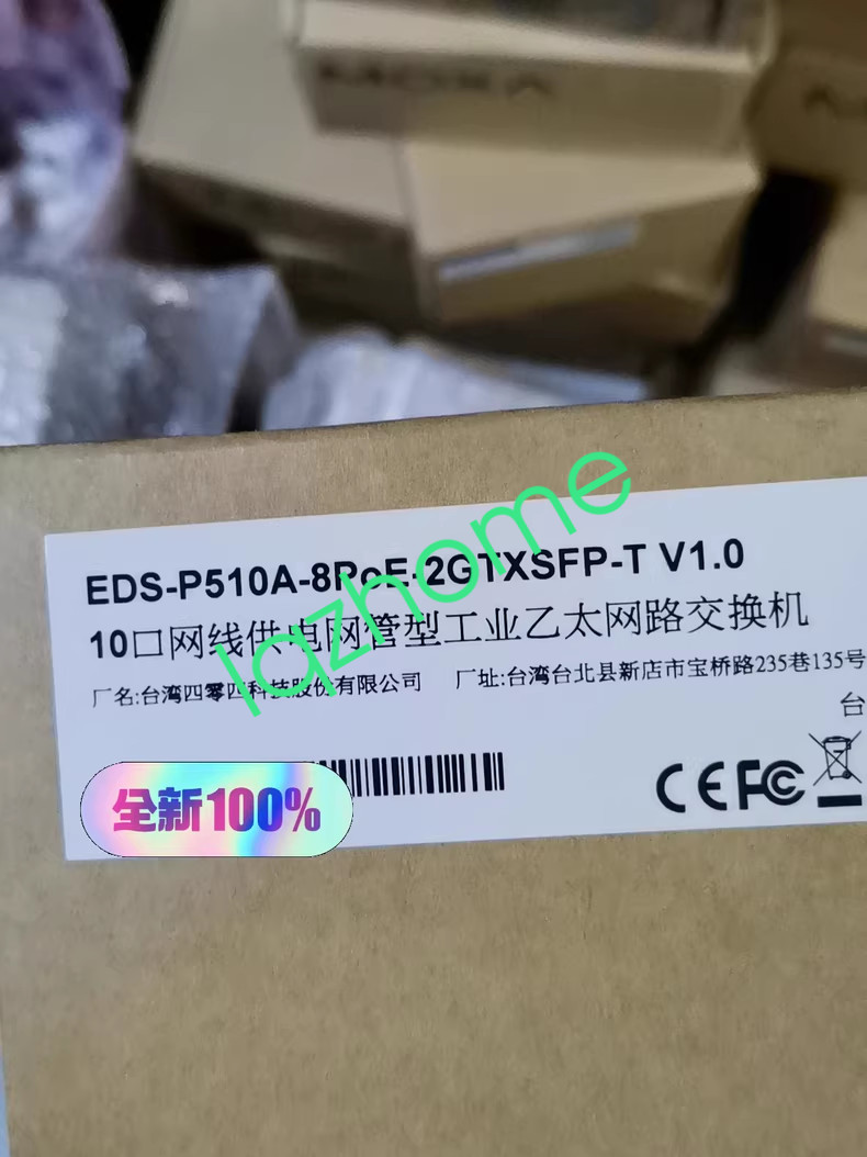 1PCS MOXA EDS-P510A-8PoE-2GTXSFP-T V1.0 Network switch new via FedEx or DHL