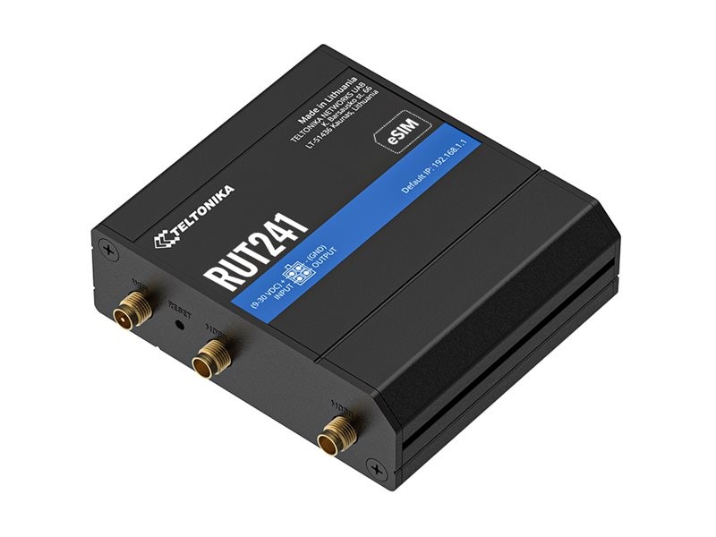 Teltonika RUT241 eSIM Industrial Router Global Router WLAN RUT241230000
