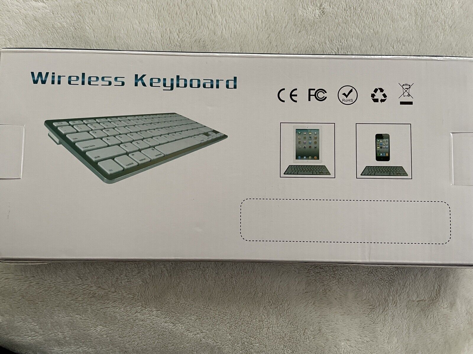 OMOTON Wireless Bluetooth Keyboard Compatible with iPad 9th 2021/ 8th 2020 /7th