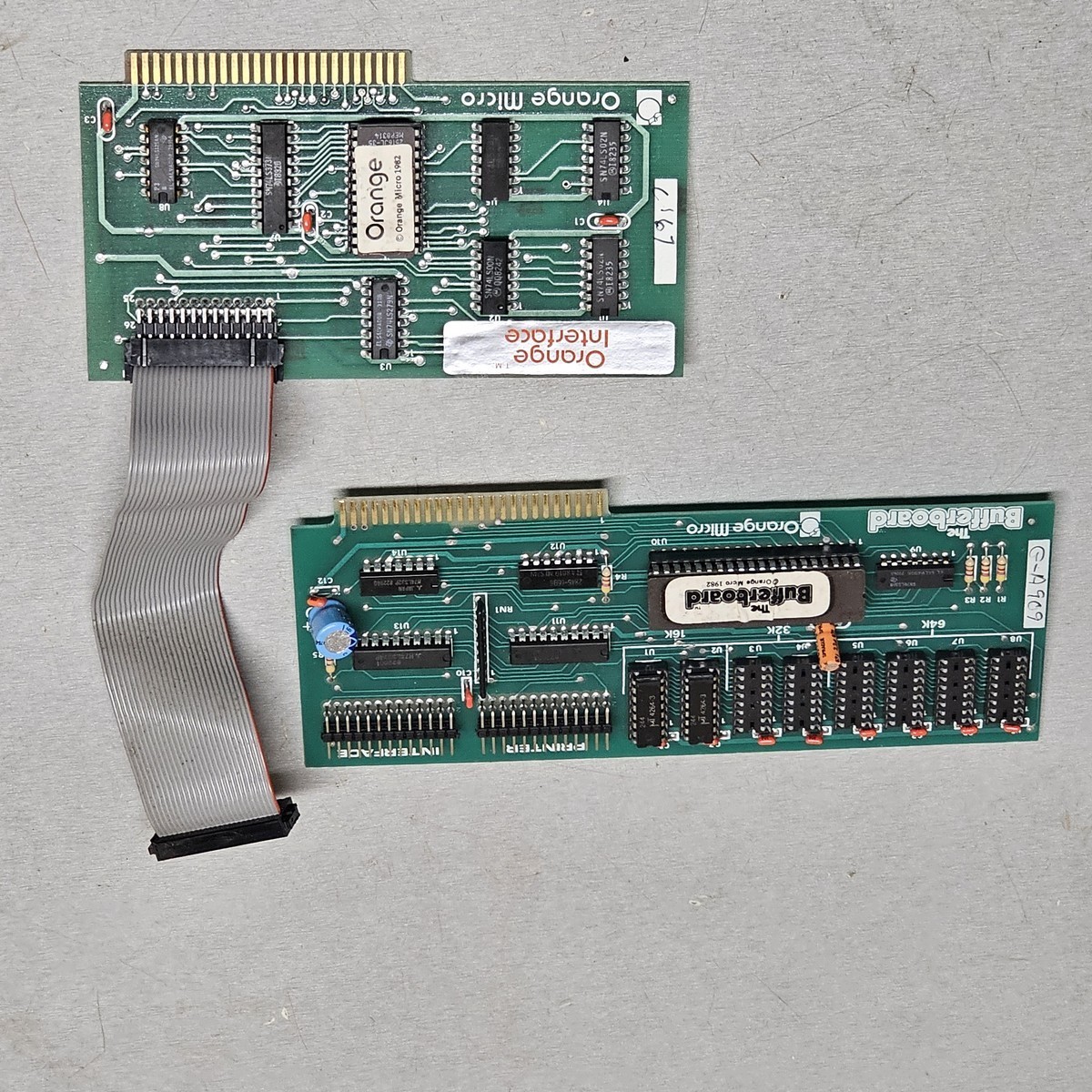 Orange Micro The BufferBoard ISA Card with Interface Board & Cable Vintage 1982