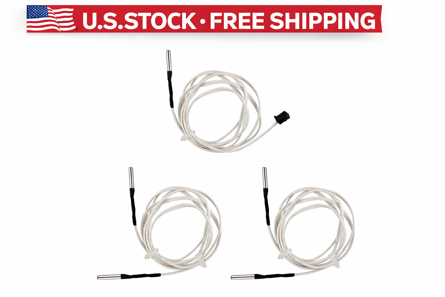 HT-NTC100K Thermistor 3-Pack FOR Ender 3 Ender 5 CR-10 Hotend