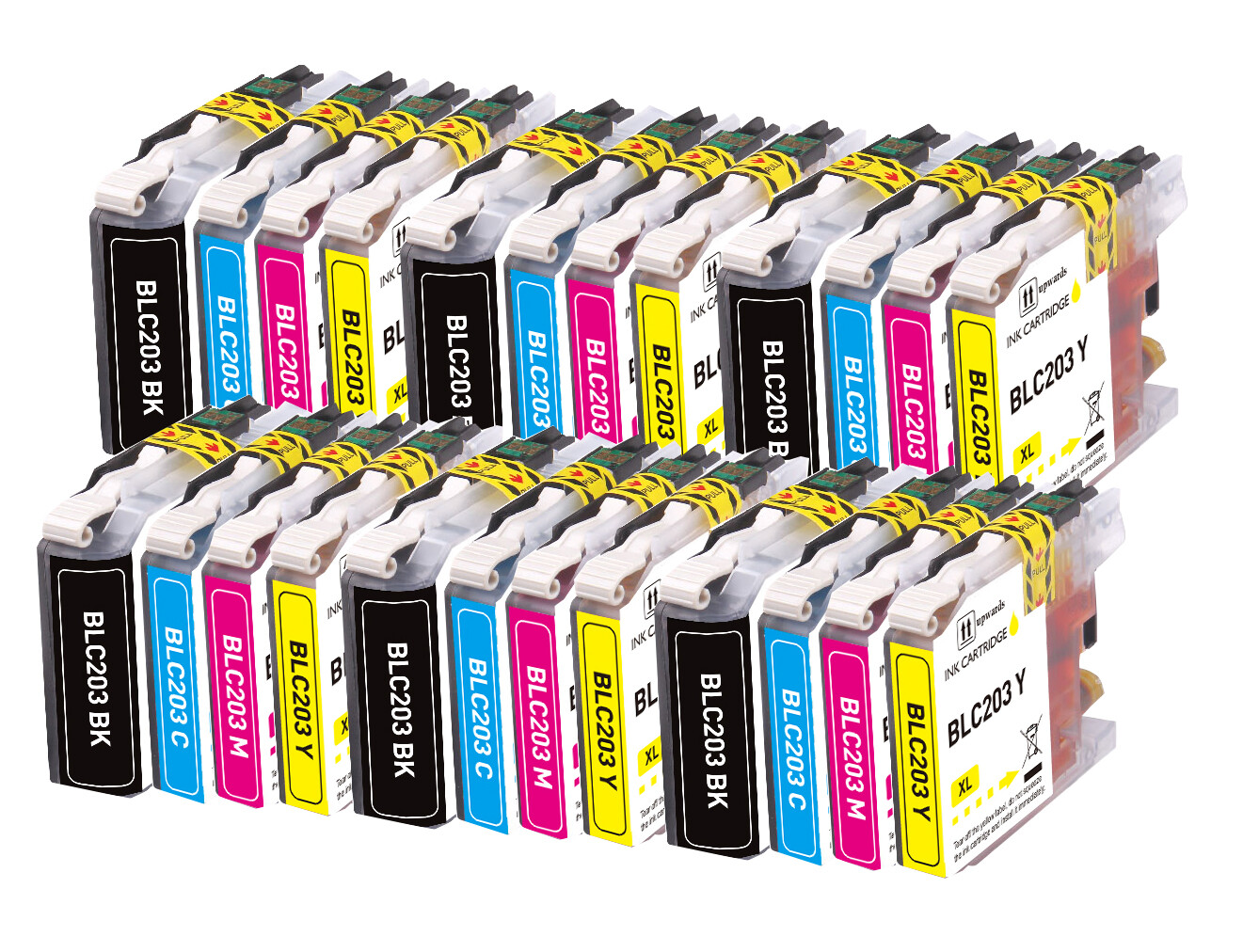 24 PK Premium Ink fits Brother LC203 Series MFC-J680DW MFC-J885DW MFC-J4420DW