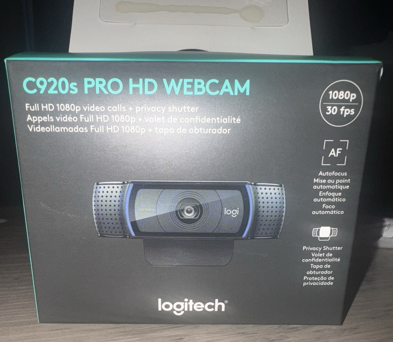 Logitech C920s Pro HD 1080p Webcam w/ Privacy Shutter (960-001257) NEW