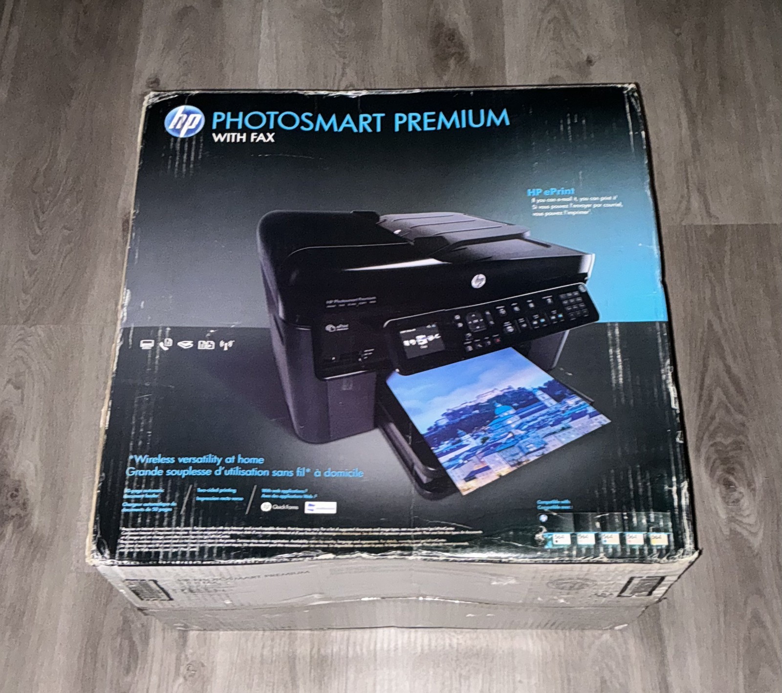 NEW* HP Photosmart Premium C410A All-In-One Inkjet Printer with Fax