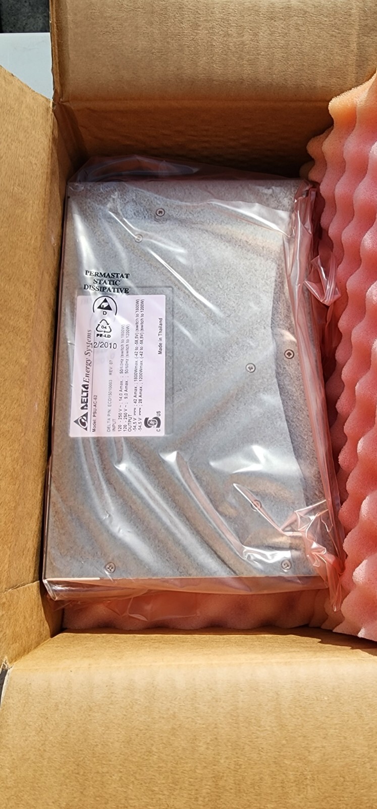 Ericsson - Delta Energy PSU AC 01 Module BML 161 174/1 Telecom System Power Unit