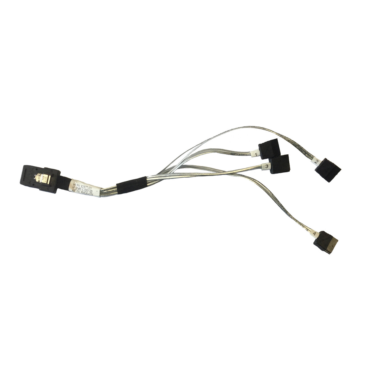 HP 823077-001 Mini SAS to X4 10" SATA cable DL360 G9 