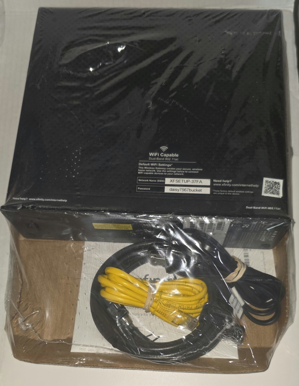 ARRIS TG1682G Xfinity WiFi Dual Band Modem/Router | Xfinity | Black | 802.11ac