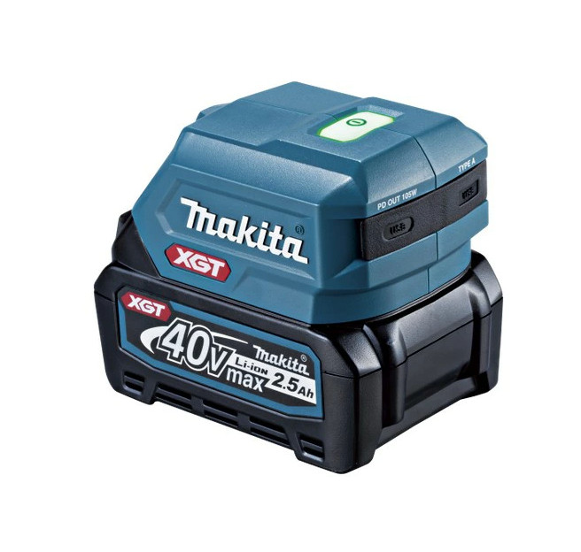 Makita ADP002G 40V Max XGT USB-C PD 105W Battery Power Adapter USB-A