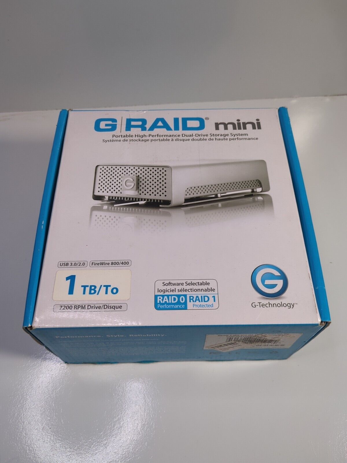 G-Technology G-RAID Mini 1 TB Dual External Hard Drive