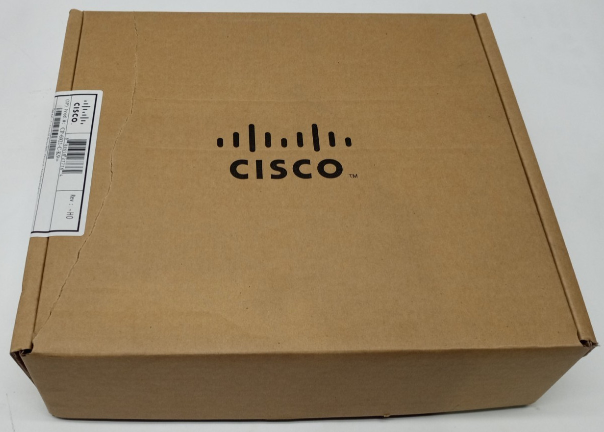 NEW Open Box Cisco CP-6921-C-K9 UC Desktop Phone Charcoal Handset N2232 C9