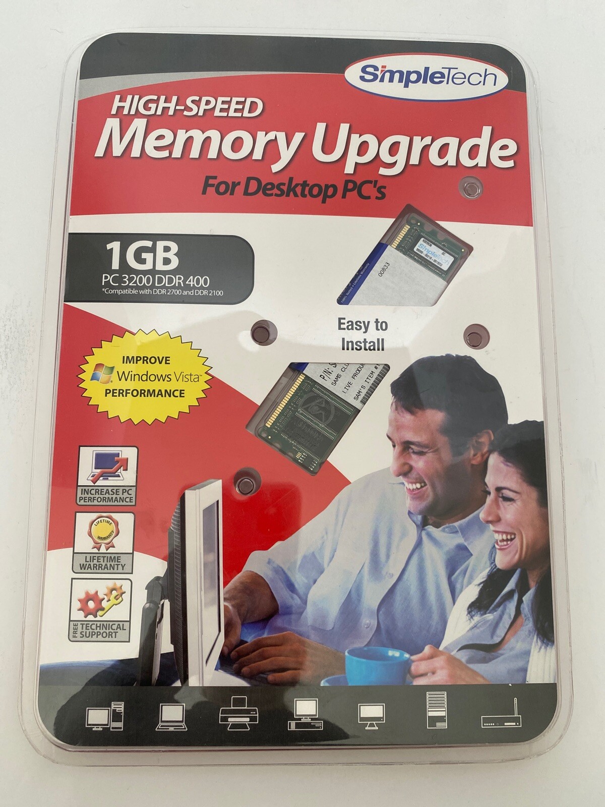 SimpleTech High-Speed Memory Upgrade For Desktop PC’S 1 GB