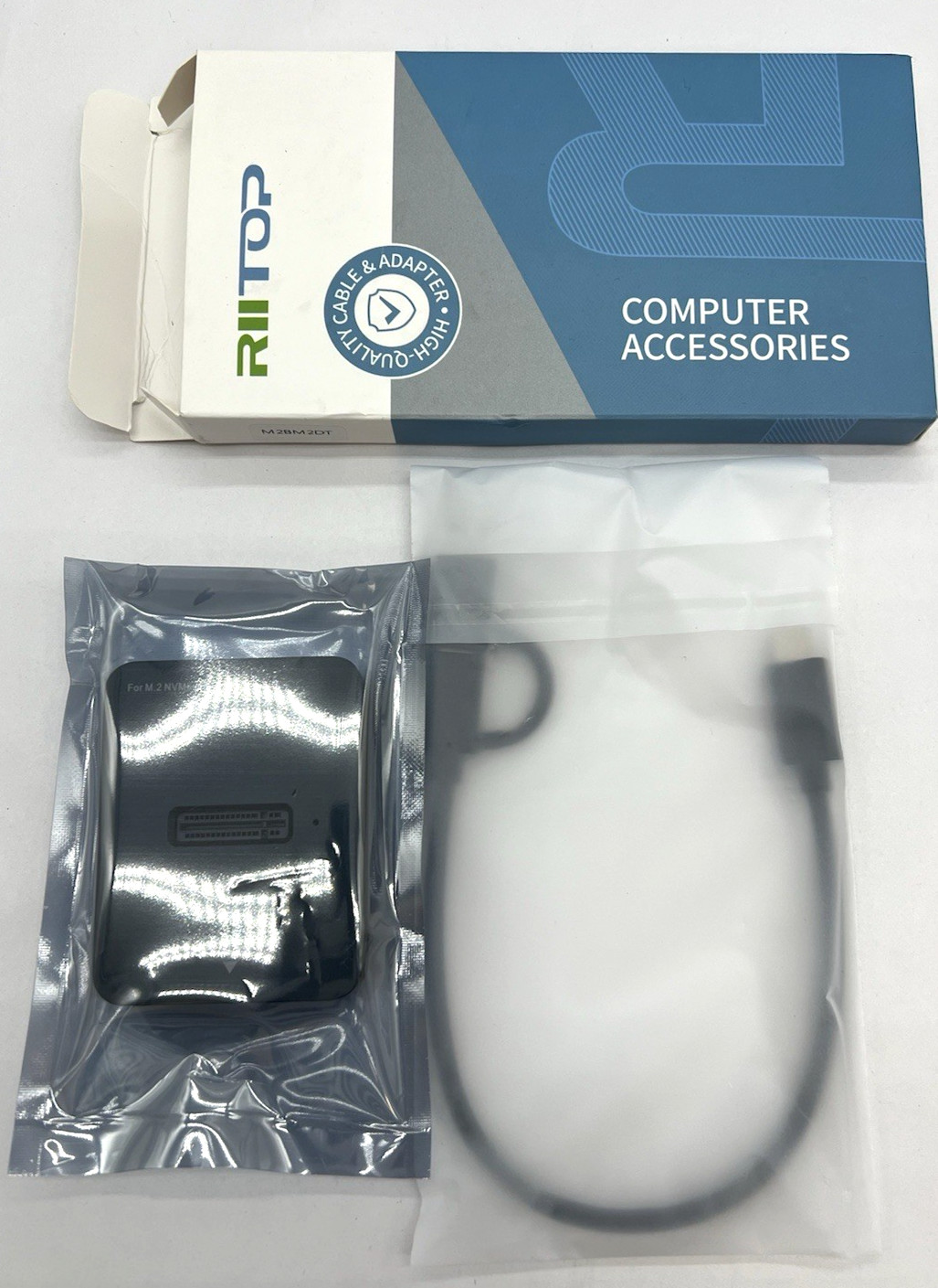 RIITop M.2 to USB Docking Station,NVMe to USB C Reader Adapter