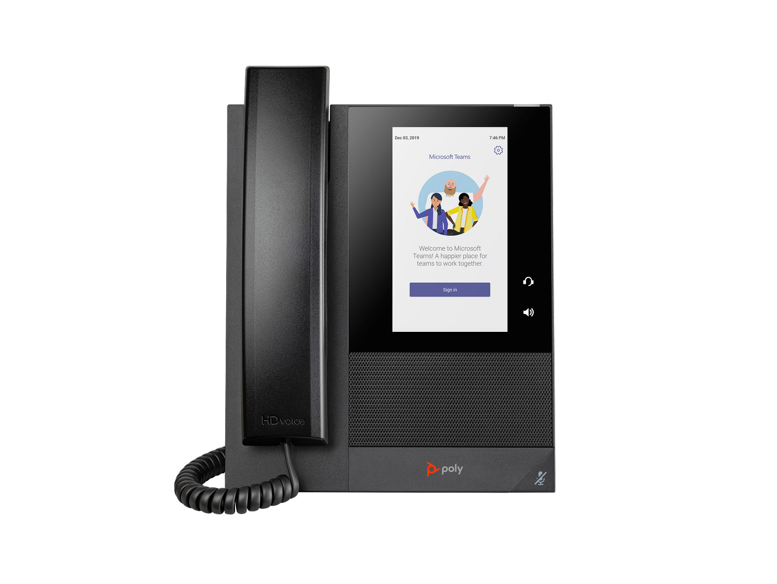 Poly CCX 400 Business Media Phone for Microsoft Teams and PoE-enabled