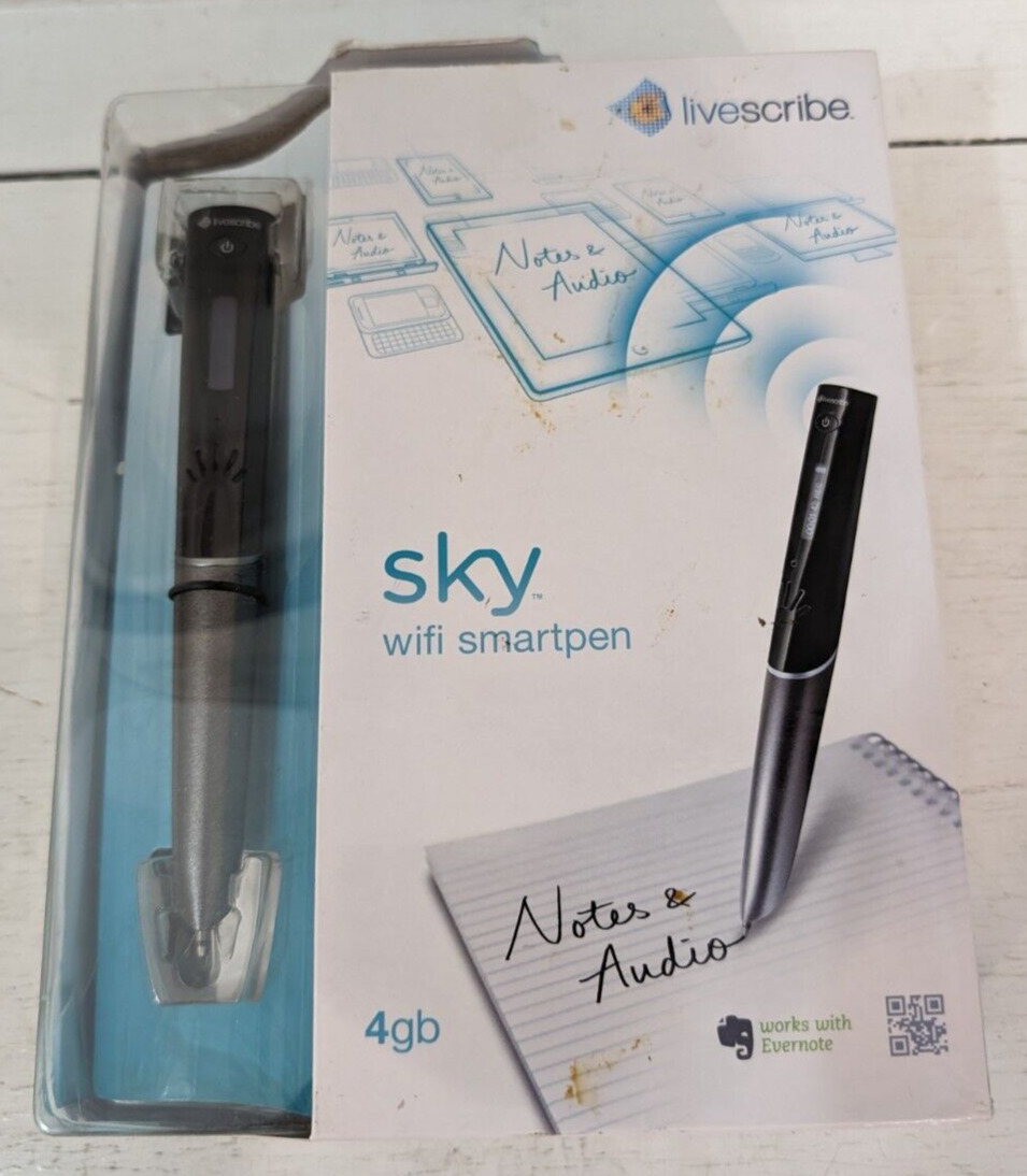 Brand New LiveScribe Sky Wifi Smartpen 4GB - PLEASE READ DETAILS
