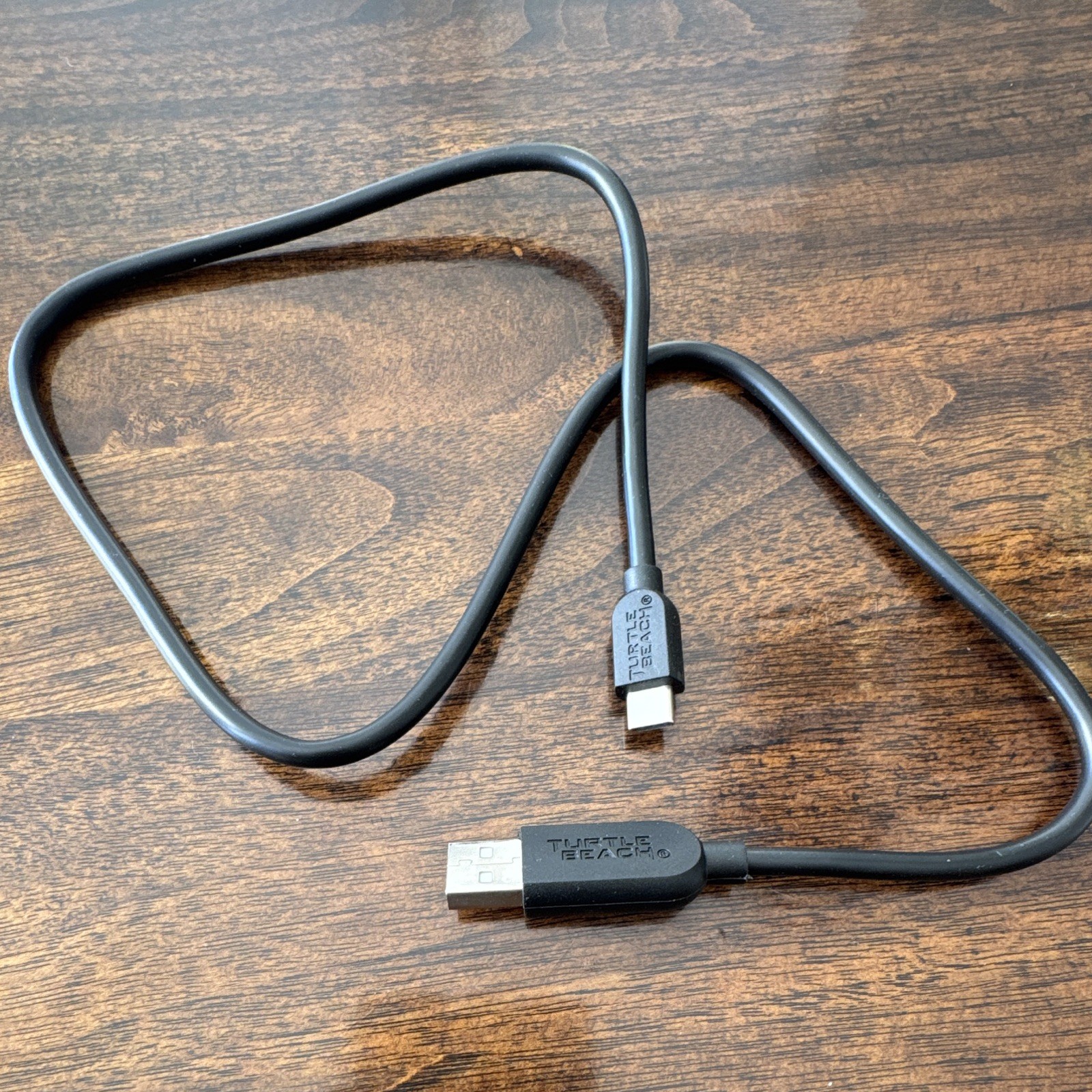 Turtle Beach USB-A to USB-C Cable 3 ft Black Round Charging/Data TB-USB-C