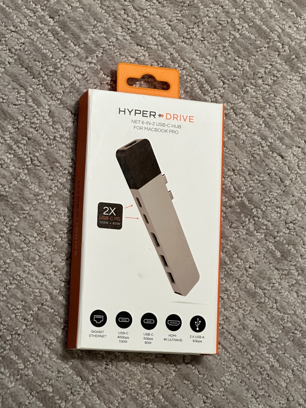 NEW Hyper + Drive 6-in-2 USB-C Hub for MacBook Pro