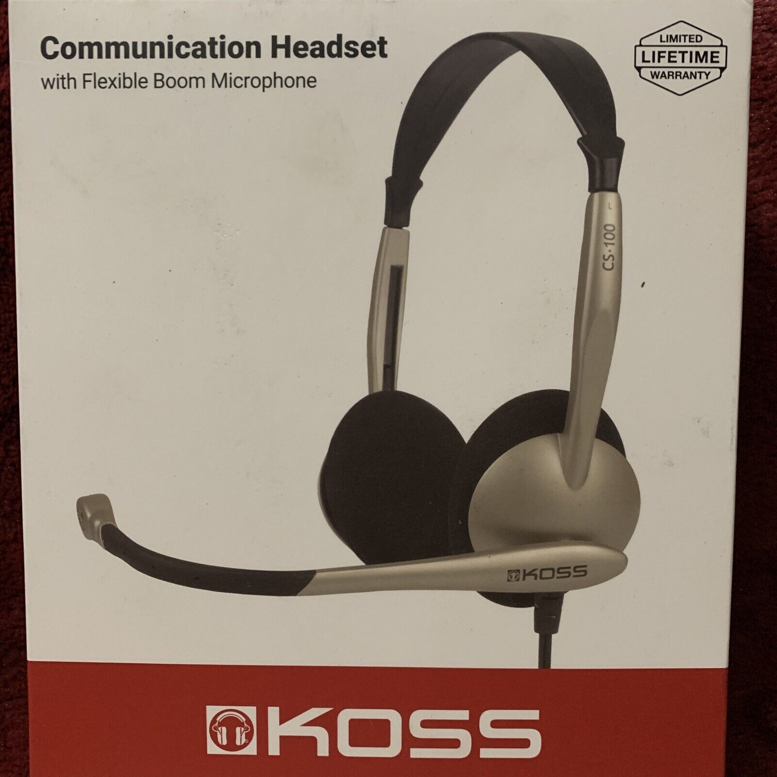 Koss CS100 Black Headband Headsets