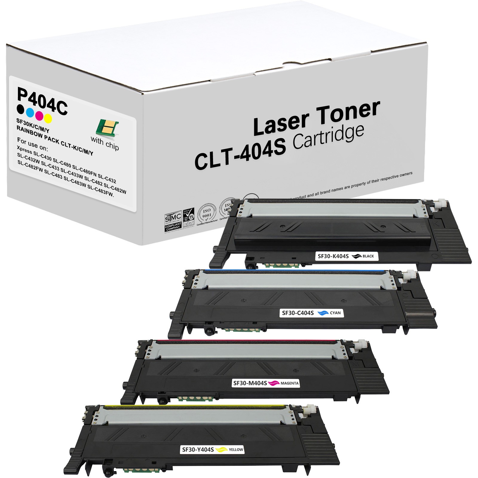CLT-404S Toner Cartridge Compatible For Samsung 404S Xpress C480FW C480W C430W