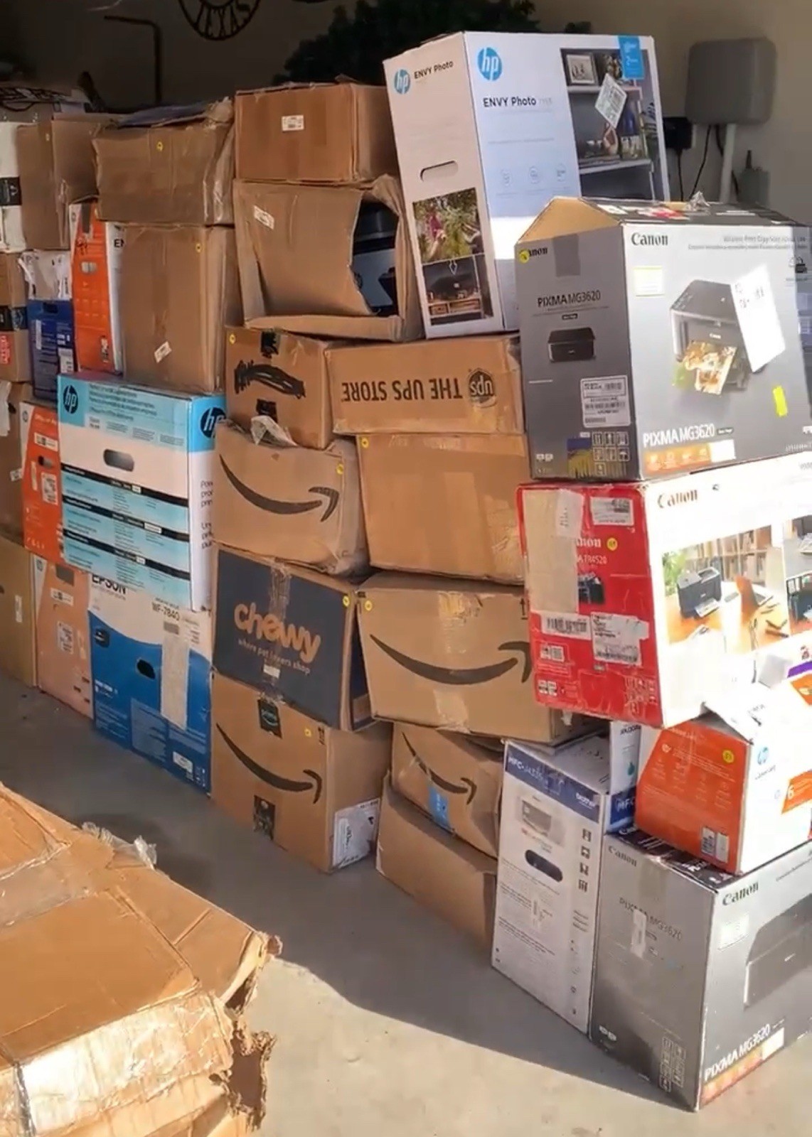 35 Used Printer Lot Mixed Brands As Is Not Tested 