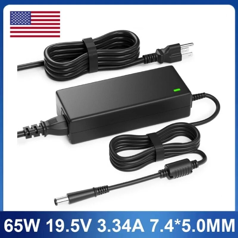 19.5V 3.34A Power Adapter Charger Fit for Dell Latitude 3150 3160 3330 3340 3350