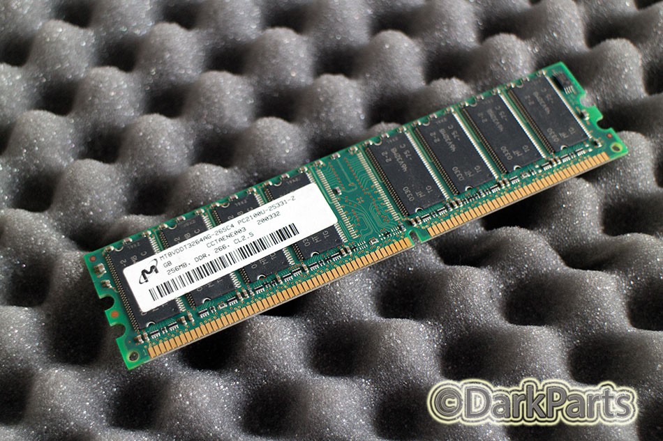 MT8VDDT3264AG-265C4 256MB Memory RAM PC2100U-25331-Z